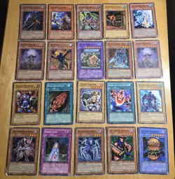 Vintage 1996 YuGiOh Cards Lot of 100 - Image 1