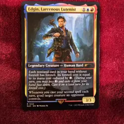 Edgin, Larcenous Lutenist Secret Lair Regular Nm - Image 1