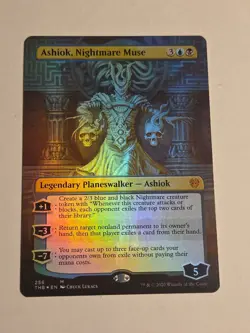 Ashiok, Nightmare Muse X1 (Borderless) FOIL THB MTG 256 M - Image 1