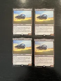 The Fire Nation Drill X4X NM/M Avatar The Last Airbender TLA Magic MTG - Image 1