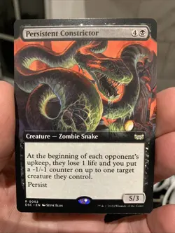 MTG ~ Persistent Constrictor (Extended Art) ~ Duskmourn ~ Near Mint ~ Rare - Image 1