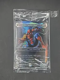 Magic The Gathering Marvel Legends Spectacular Spider-Man Promo #0002 Sealed - Image 1