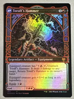 MTG / Toralf, God of Fury / KHM / #313 / FOIL (Showcase) / Mythic / NM - Image 2