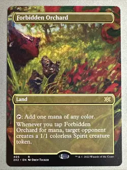 MTG / Forbidden Orchard / 2X2 / #405 / Regular (Borderless) / Rare / NM - Image 1