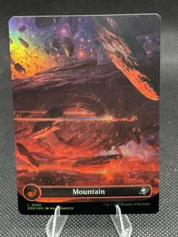 MTG - Mountain (0265) (Borderless) Edge of Eternities Foil - Image 1
