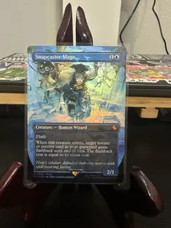 Snapcaster Mage (Borderless) (Chocobo Track Foil) Commander: Final Fantasy Foil - Image 1