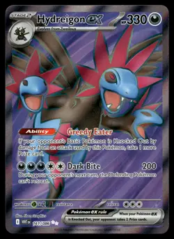 HYDREIGON EX 161/086 ULTRA RARE WHITE FLARE POKEMON - Image 1
