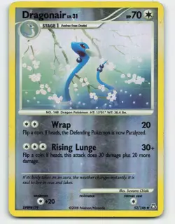 2008 Pokemon, Legends Awakened, #52/146 Dragonair, Reverse Holo Uncommon - Image 1