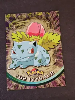 1999 Topps TV Series #02 Ivysaur Holo Pokemon Foil Blue Label - Image 1