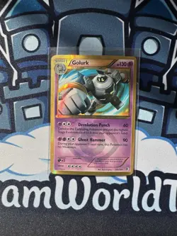 2012 POKEMON B&W BOUNDARIES CROSSED GOLURK SHINY HOLO #150 SECRET RARE - Image 1