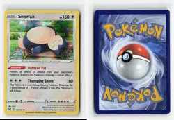 SNORLAX 143/196 LOST ORIGINS HOLO RARE POKEMON TCG NM - Image 3