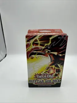 New Sealed Yu-Gi-Oh TCG Egyptian God Deck Slifer The Sky Dragon 1st Edition - Image 1