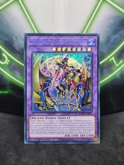 Yugioh Dark Magician the Knight of Dragon Magic BLMR-EN001 Secret Rare 1st Ed NM - Image 1