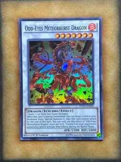 Yugioh Odd-Eyes Meteorburst Dragon PEVO-EN032 Super Rare 1st Ed NM - Image 1