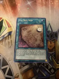 Yugioh! TCG Secret Rare 1st Edition Piri Reis Map BROL-EN023 - Image 1