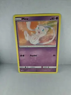 Mew 32/68 Non Holo Rare SM Hidden Fates Pokemon TCG Card NM - Image 1