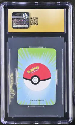 Aerodactyl Pokemon Playing Card 1999 Mini Green Deck 9 of Spades CGC 10 PRISTINE - Image 2