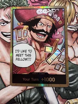 DON!! Card (Gol.D.Roger) (Gold) Carrying On His Will Foil - Image 1
