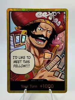 One Piece TCG - OP13 Gol.D.Roger Don Card (Golden) - Carrying on his Will - Image 1