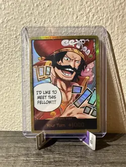 DON!! Card (Gol.D.Roger) (Gold) Carrying On His Will Foil - Image 1