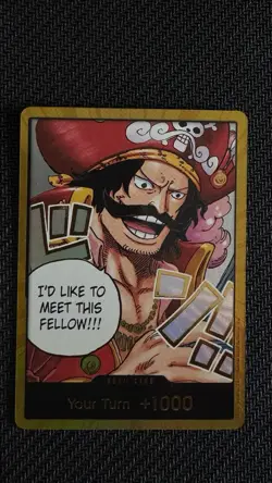 DON!! Card (Gol.D.Roger) (Gold) Carrying On His Will Foil - Image 1