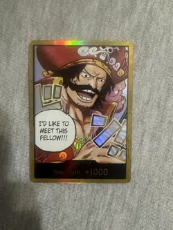 DON!! Card (Gol.D.Roger) (Gold) Carrying On His Will Foil - Image 1