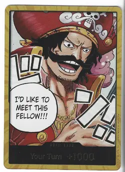 DON!! Card (Gol.D.Roger) (Gold) Carrying On His Will Foil - Image 1