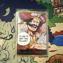 DON!! Card (Gol.D.Roger) (Gold) Carrying On His Will Foil - Image 1