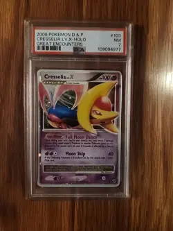 Cresselia LV.X Holo Card 103/106 Great Encounters 2008 PSA 7 - Image 1