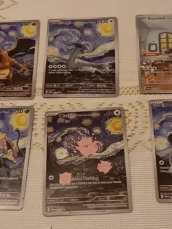 6 Pokemon x Van Gogh Black Star Promo ACG Art Card - Image 3