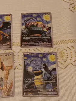 6 Pokemon x Van Gogh Black Star Promo ACG Art Card - Image 3