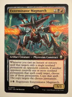 x1 Exterminator Magmarch - Extended Art R MTG Commander: Modern Horizons 3 M/NM, - Image 1