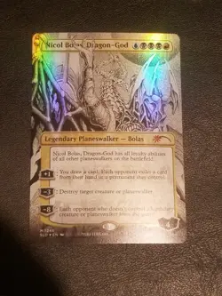 Nicol Bolas, Dragon-God *FOIL Borderless* [SLD] Secret Lair Drop - Image 2