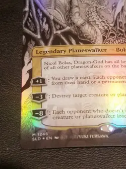 Nicol Bolas, Dragon-God *FOIL Borderless* [SLD] Secret Lair Drop - Image 3