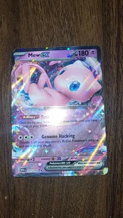 Pokemon TCG Mew EX 151/165 Double Rare Holo Card NM Condition - Image 2