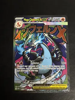 2025 Pokemon Mega Charizard X ex #023 Mega Evolution Promo - Image 2