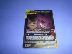 Pokemon TCG Gengar & Mimikyu GX (Team Up 165/181) Full Alternate Art NM - Image 1