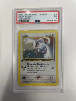 Pokemon 2000 Neo Genesis - 1st Edition - #9 Lugia - Holographic - PR - PSA 1 - Image 1
