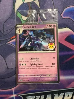 Ceruledge - (Pokemon Day 2024) (Cosmos Holo) 040/091 Sealed - Image 1