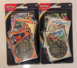 Pokemon PHANTASMAL FLAMES Blister [2 Pack Set] - Promo's Greedent & Magcargo 2 - Image 1