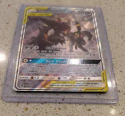 Pokemon TCG Umbreon and Darkrai GX SM241 Tag Team Promo S&M LP - Image 4