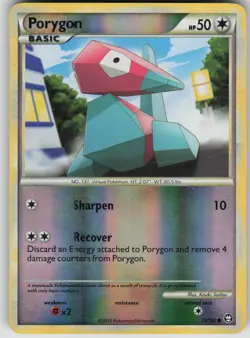 Pokemon TCG Porygon Common Reverse Holo Triumphant 73/102 - Image 1