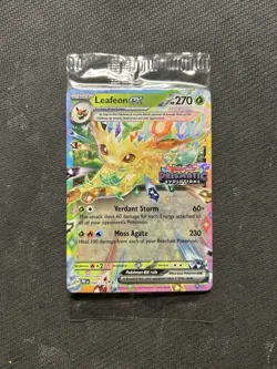 Pokemon TCG Leafeon ex 006/131 Stamped! Sealed In Bag! See Description! - Image 1