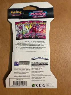 Pokemon TCG Fusion Strike Booster Pack - Random Pack Art - Unweighed - Image 2