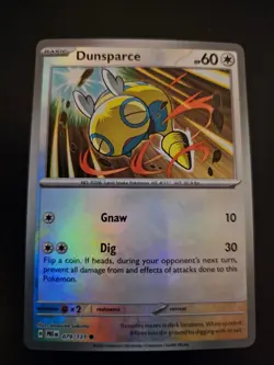 Dunsparce NM Master Ball 079/131 Sv: Prismatic Evolutions Pokemon TCG Holo - Image 1