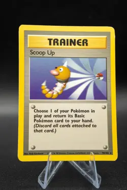Pokemon Scoop Up 78/102 Base Set Pokemon TCG 1998 LP Light Play See Photos ++ - Image 1