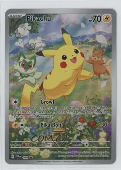 Pikachu (Paldea Adventure Chest) Holo Pokemon Scarlet & Violet Black Star Promo - Image 1