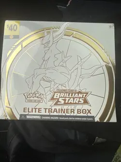 Pokemon TCG Sword & Shield Brilliant Stars Elite Trainer Box ETB Factory Sealed - Image 1