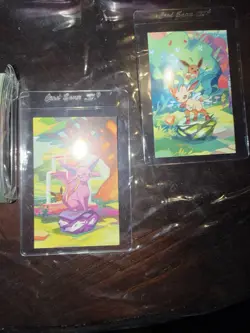 Pokemon TCG Prismatic Evolutions Eeveelution Lot- Empty Mini Tins, Coins & Extra - Image 4