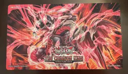 Yugioh Official (Konami TCG) The Crimson King Structure Deck Playmat! *NEW* - Image 1